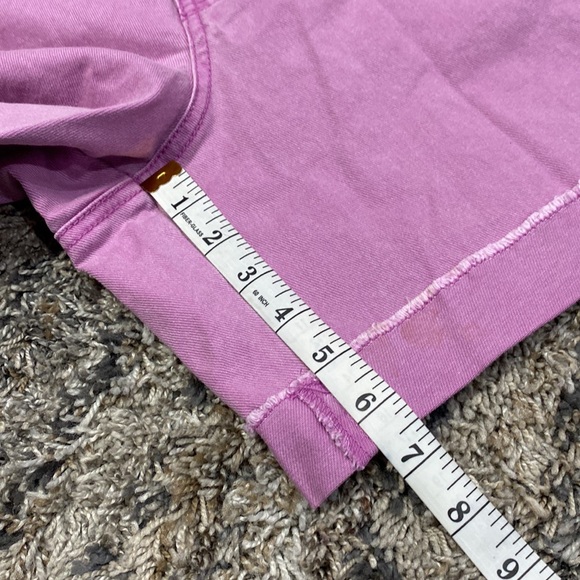 Lane Bryant Shorts Nwt Lane Bryant Purple Pink Denim Shorts 6 Inch